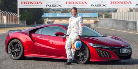 Fernando Alonso yeni NSX’in limitlerini zorladı
