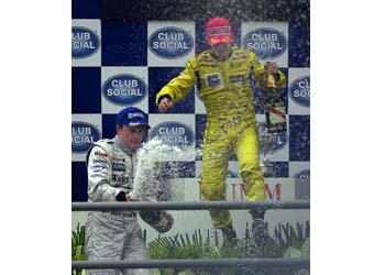 Brezilya GP'sinin galibi Raikkonen