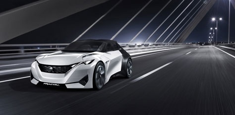 Peugeot Cenevre Otomobil Fuarı'nda gövde gösterisi yapıyor