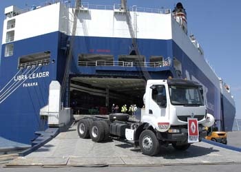 Renault Trucks, Kerax serisinin  ihracatına başladı