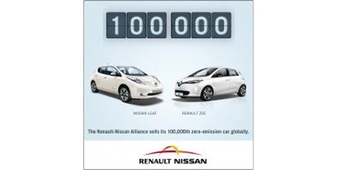 Renault-Nissan ittifakı 100.000’inci sıfır salımlı aracını sattı